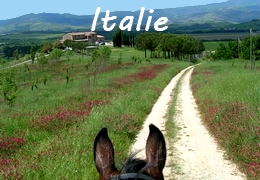 randonée à cheval en Italie