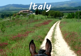 horseback riding trip in Italy