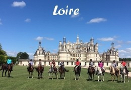 Les chateaux de la Loire à cheval avec Cap Rando