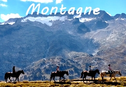 randonnee a cheval en montagne