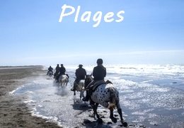 rando à cheval sur la plage