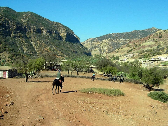 randonnée équestre au maroc