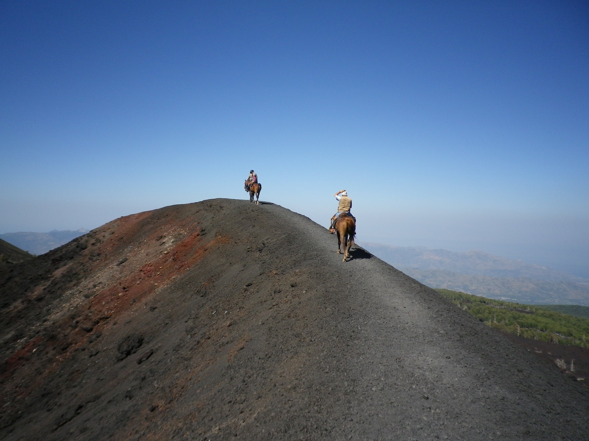 rando a cheval Sicile Etna