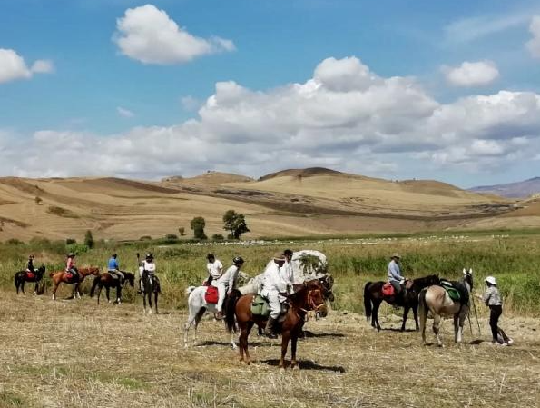 Sicile rando à cheval