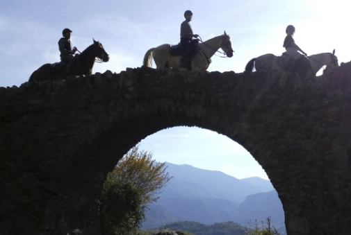 rando cheval Pyrenees Espagne