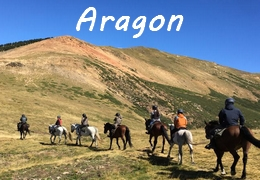 rando cheval en Espagne Pyrénées