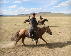 randonnée à cheval en Mongolie