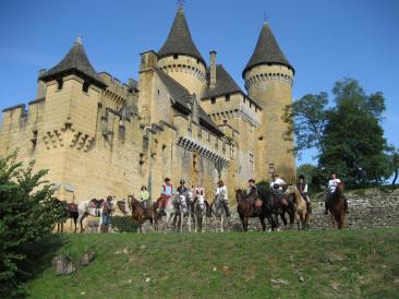 randoa cheval dans le Perigord