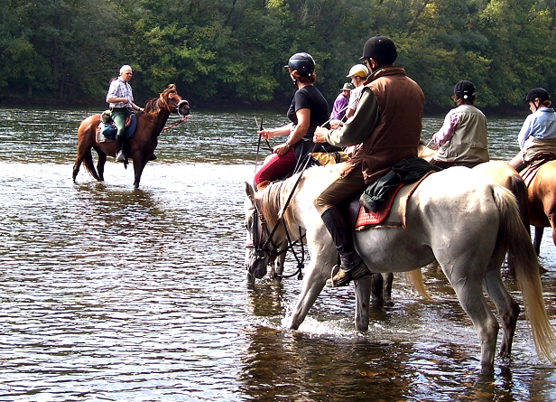 rando a cheval Perigord