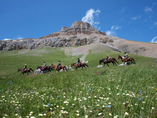 randonnee a cheval ouest Canada