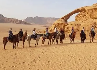 voyage a cheval en Jordanie