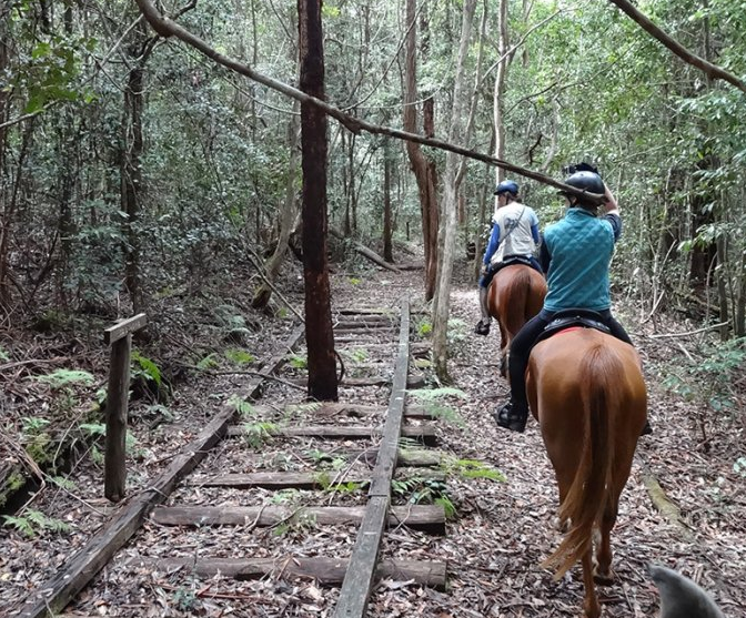 rando à cheval Australie