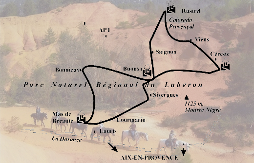 rando a cheval luberon
