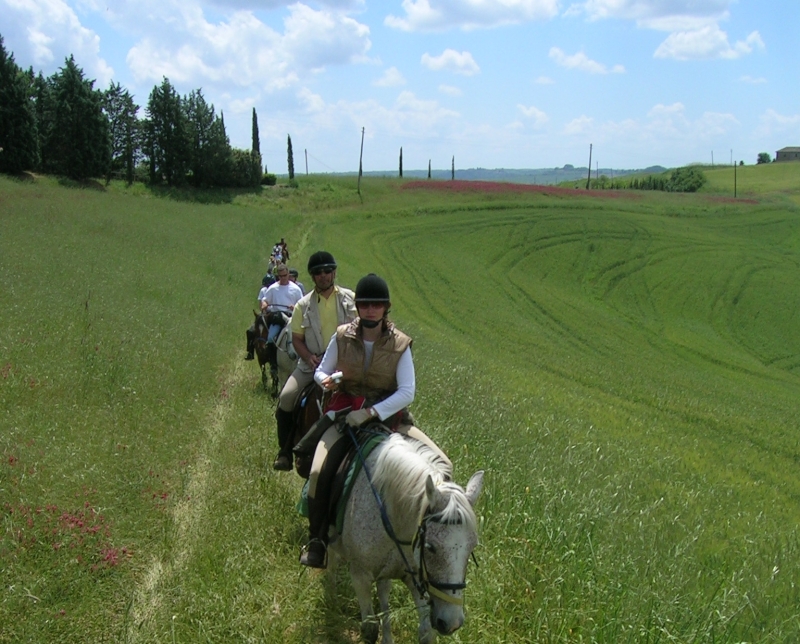 rando a cheval Toscane