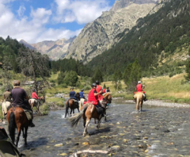 randonnée cheval Pyrenees espagnoles