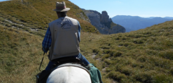 rando à cheval dans le Vercors