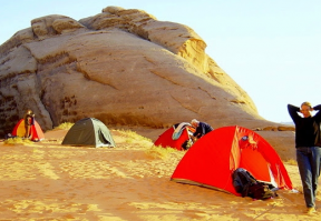 rando cheval bivouac Jordanie