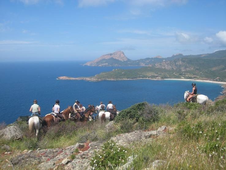 Voyage à cheval - Le Désert des Agriates en Corse à cheval
