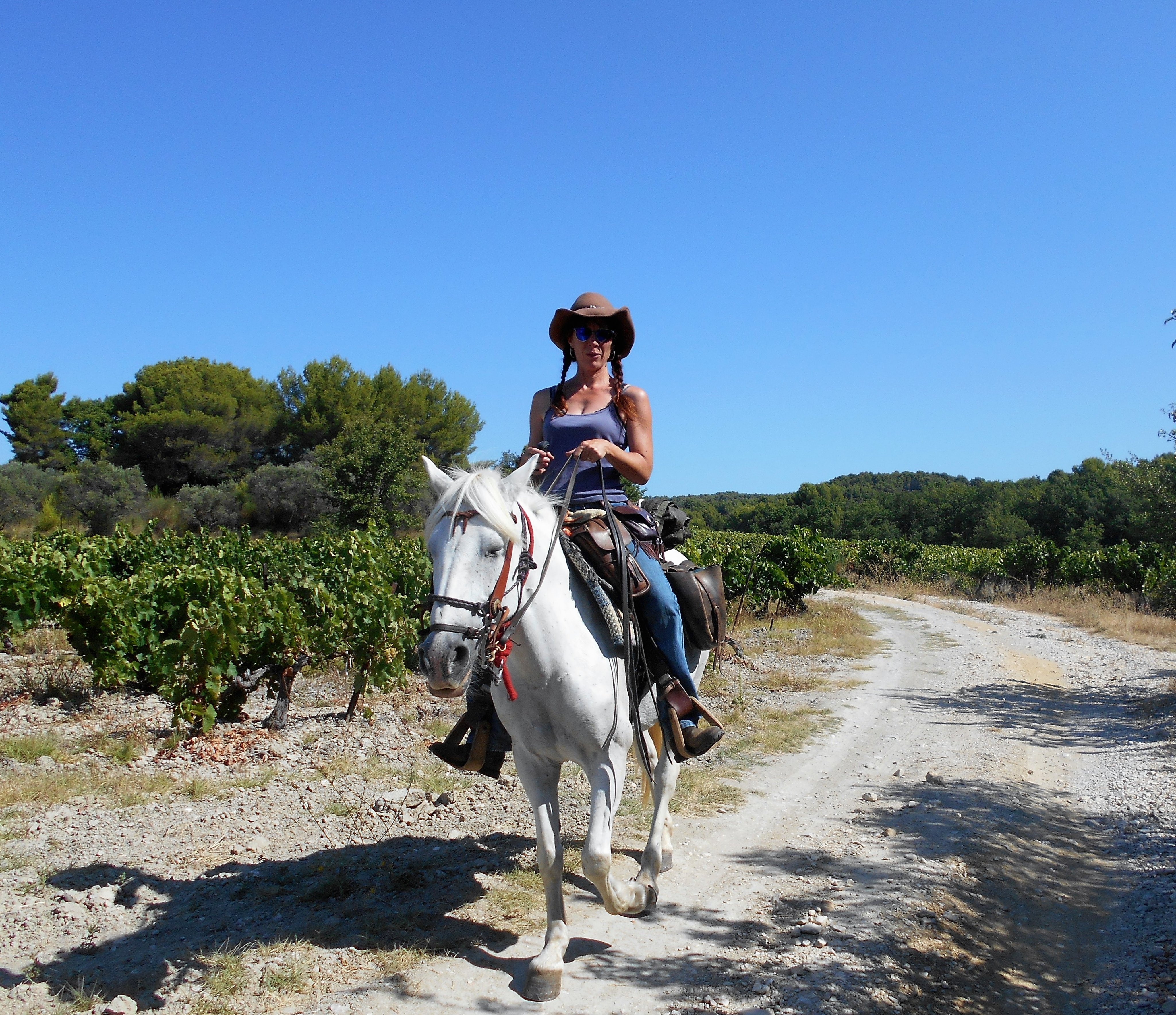 Voyage à cheval - Week-end ou deux jours en rando à cheval entre Durance et Luberon