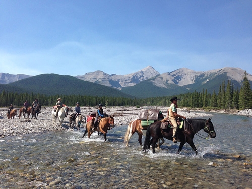Voyage à cheval - Canada : Randonnée à cheval en bivouacs en Alberta