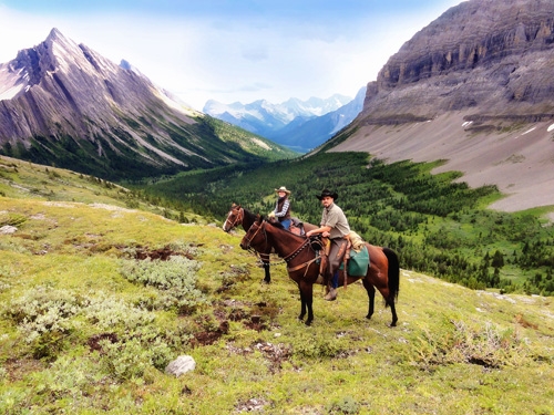 Voyage à cheval - Canada : Randonnée à cheval dans le Parc de Banff
