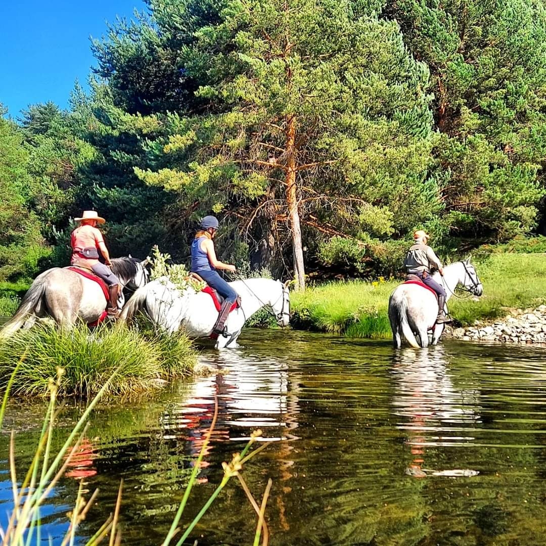 Voyage à cheval - Espagne : La Sierra de Gredos à cheval et baignades dans les eaux cristallines