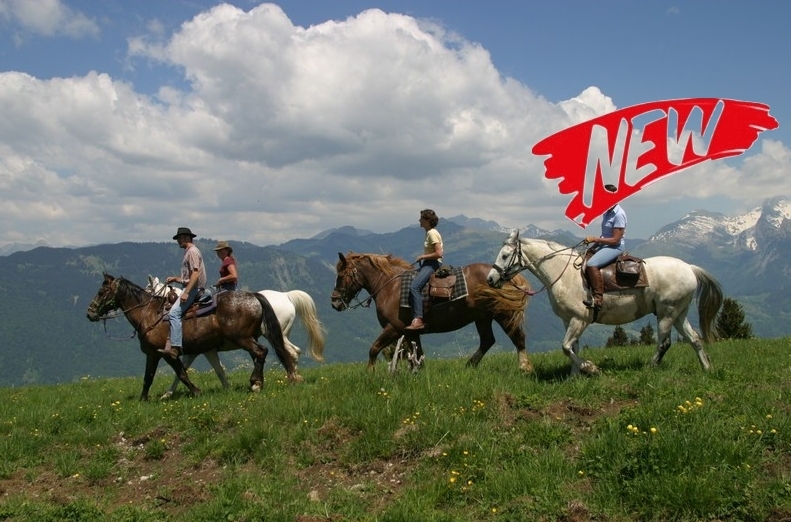 Voyage à cheval - France : Les Sept monts de Haute Savoie en rando à cheval