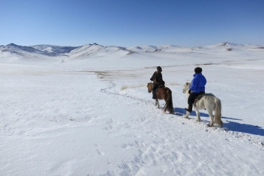 Voyage à cheval - Randonnée hivernale à cheval en Mongolie