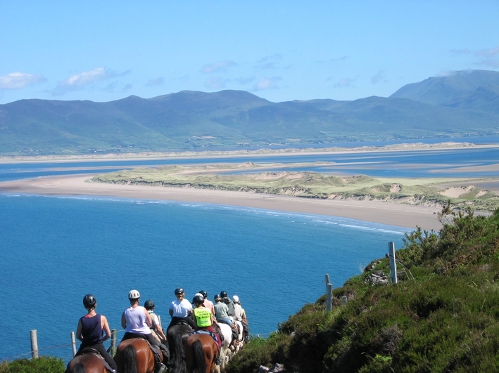 Voyage à cheval - Killarney et l\'anneau du Kerry à cheval en Irlande