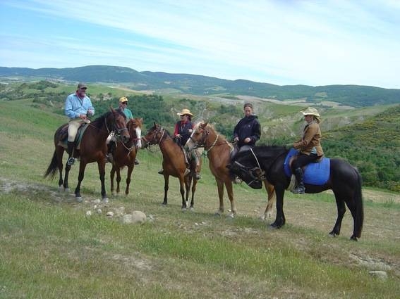 Voyage à cheval - Echappée à cheval en Toscane en étoile