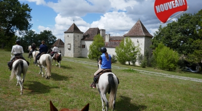 randonnée à cheval en Périgord