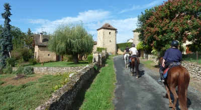 rando a cheval Perigord