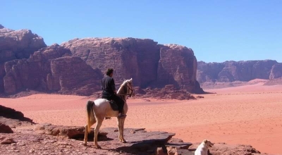 rando chval en Jordanie