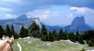 semaine rando à cheval dans le Vercors