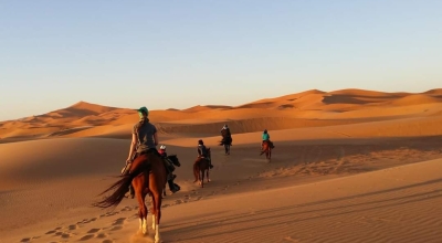 desert marocain a cheval