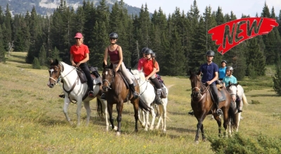 rando cheval ado Vercors