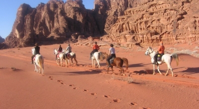 rando à cheval en Jordanie