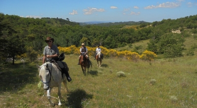 Luberon à cheval