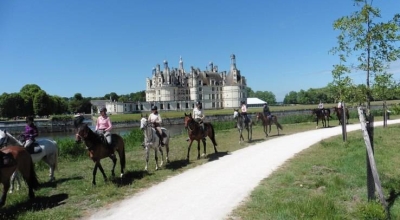 randonnee equestre chateaux de la loire