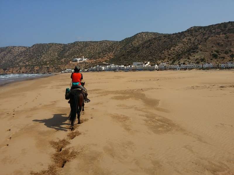 faire une randonnee a cheval au Maroc