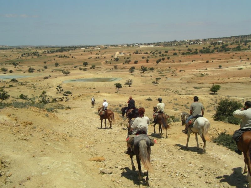 rando a cheval au Maroc