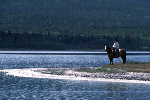 randonnee cheval au canada