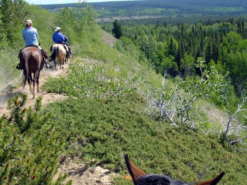 à cheval au Canada