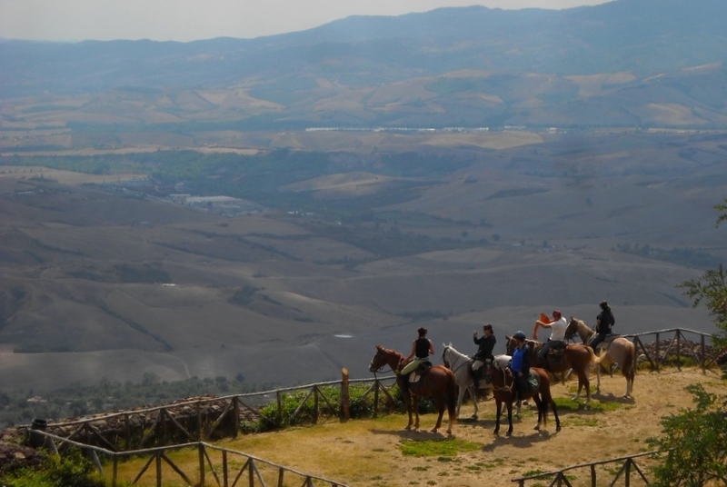 rando a cheval en toscane