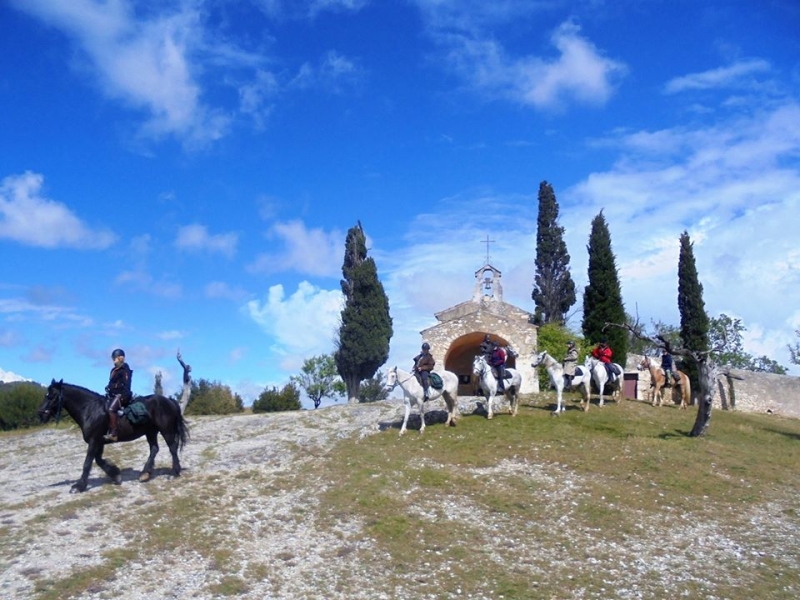 Rando a cheval dans les Alpilles