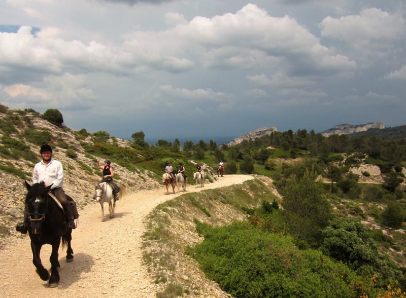 trek a cheval Alpilles