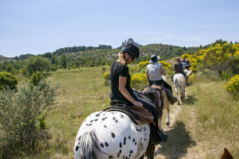 rando a cheval Alpilles