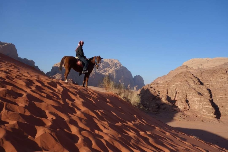 Randonnée à cheval en Jordanie