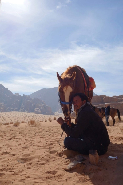 Randonnée à cheval en Jordanie