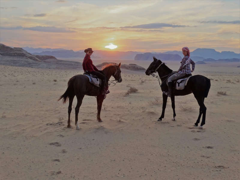 la Jordanie en randonnée à cheval